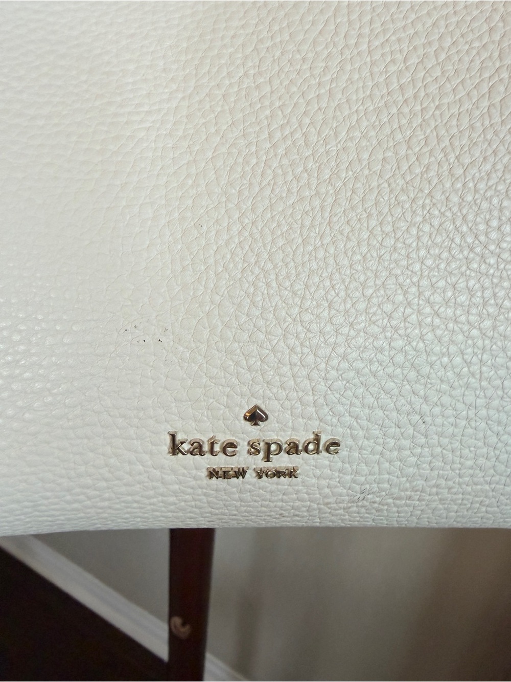 Kate Spade New York Cream & Blush Pebbled Leather Hobo Bag - Picture 2 of 12
